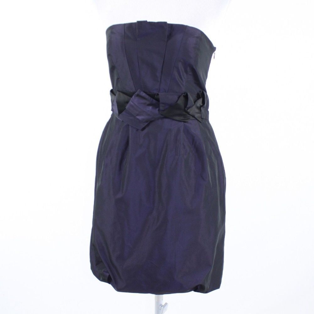 BCBG Paris Dark purple black dress 4
